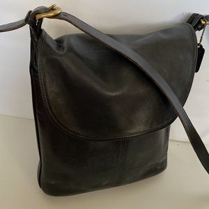 Coach Vintage Whitney Glove Tanned Leather Duffle Sac Shoulder Bag Made In USA!